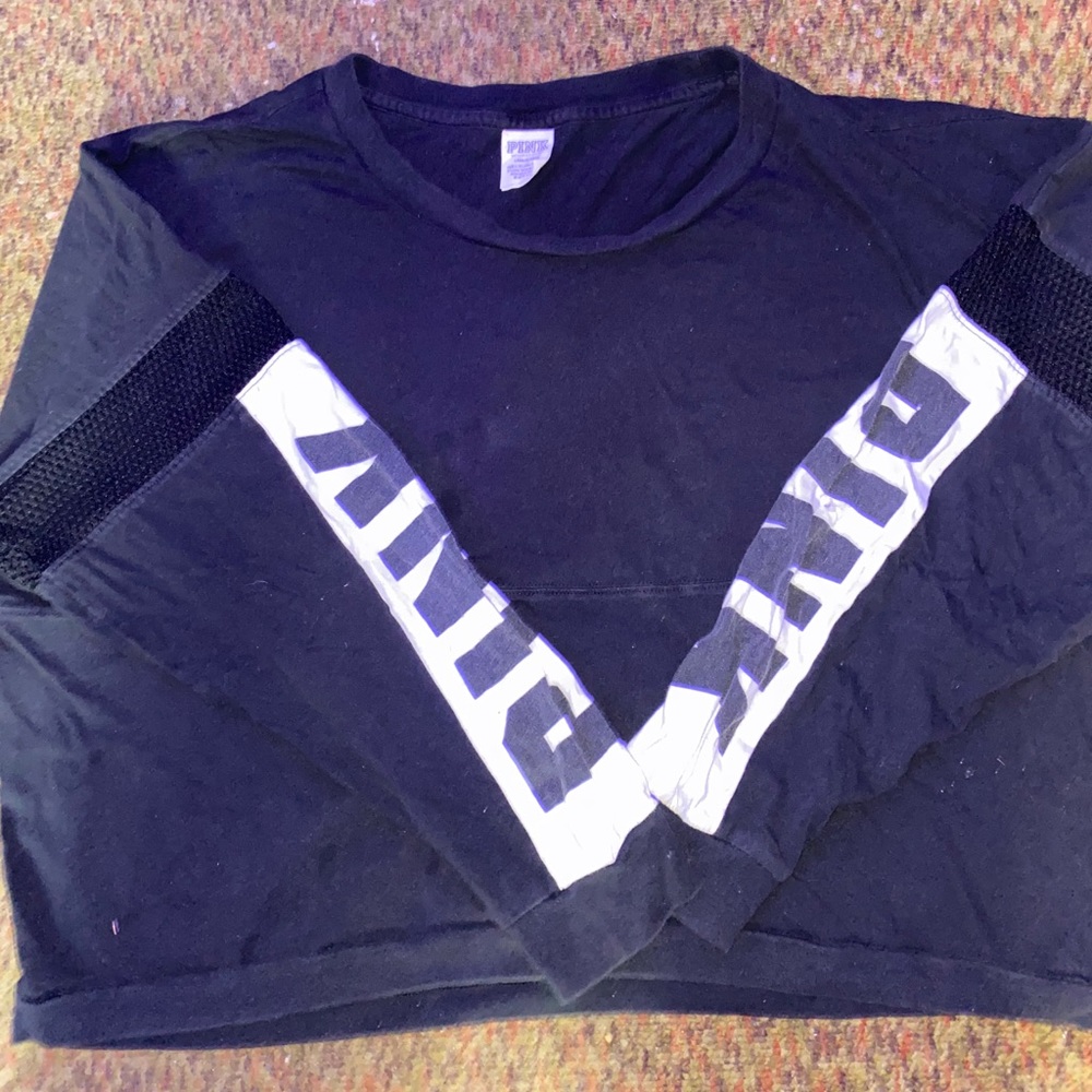 Black pink shirt